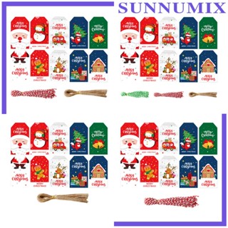 [Sunnimix] ป้ายแท็กแขวนตกแต่งต้นคริสต์มาส สําหรับฉลองเทศกาลคริสต์มาส