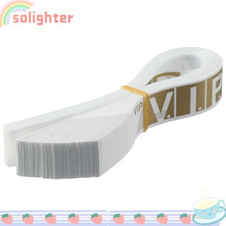 Solighter สายรัดข้อมือกระดาษ VIP สีทอง สําหรับงานอีเวนต์ คอนเสิร์ต สร้อยข้อมือ