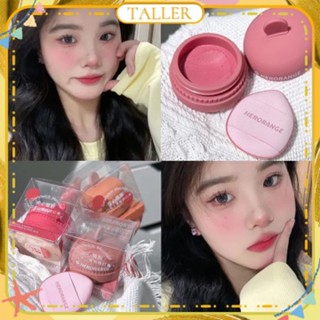 ✧Ready Stcok Herorange A Bite Of Sandwich Monochrome Blush Cream Matte Natural Swelling Color Rouge ง่ายต่อการสีเม็ดสีติดทนนานแต่งหน้า TALLER