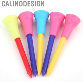 Calinodesign Golf Tack  Tees Ball Holder 5Pcs Plastic for Field Sports