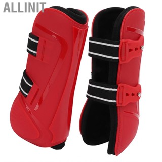 Allinit Equestrian Horse Front Legs Fetlock Protection Boots Equine Guard Boot Set