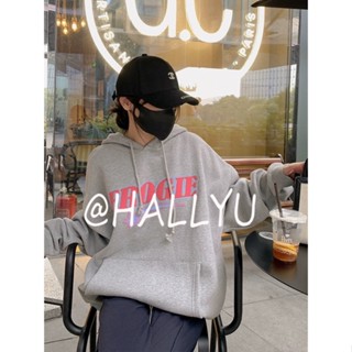 HALLYU เสื้อกันหนาว เสื้อฮู้ด ตัวเหมือนคนชั้นสูง Popular ทันสมัย casual WWY23909RD37Z230911