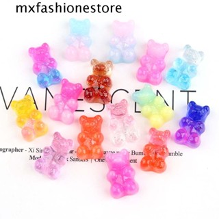 Mxfashione จี้สร้อยคอ รูป Gummy Cabochon น่ารัก สําหรับตกแต่งสมุดภาพ 20 ชิ้น ต่อล็อต