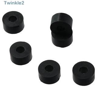 Twinkle แหวนรอง ทรงกลม อเนกประสงค์ 1 นิ้ว OD x 3/8 นิ้ว ID x 1/2 นิ้ว สีดํา สําหรับบ้าน และรถยนต์ 8 ชิ้น