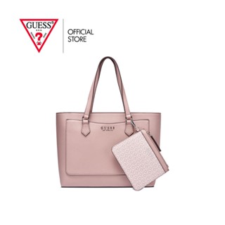 GUESS กระเป๋าสะพายผู้หญิง รุ่น SF902925 MEDFORD TOTE สีชมพู