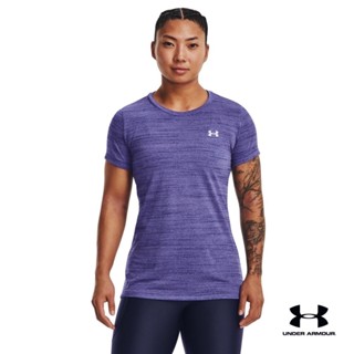 Under Armour UA Womens Tech™ Tiger Short Sleeve อันเดอร์ อาร์เมอร์ เสื้อออกกำลังกาย สำหรับผู้หญิง