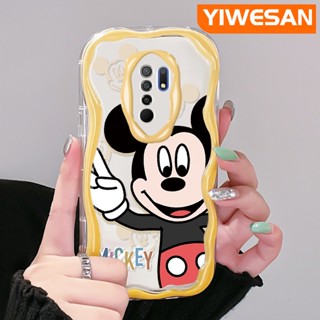 เคสโทรศัพท์มือถือ ซิลิโคนใส กันกระแทก ลายการ์ตูนมิกกี้เมาส์น่ารัก สีครีม สําหรับ Xiaomi Redmi 10 Prime 10C 9 Prime 12C POCO C55 POCO M2