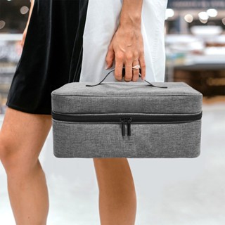 [Lszcx6l] กระเป๋าเคสใส่ไดร์เป่าผม แบบมีซิปคู่ สําหรับหัวฉีด