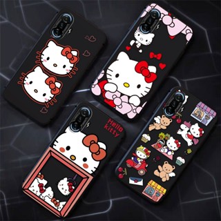 เคสโทรศัพท์ซิลิโคน TPU แบบนิ่ม ลายการ์ตูนคิตตี้ กันกระแทก สําหรับ Redmi 11A 12C 12 A1 K20 K30 K40 Pro Mi 9T Poco F3 F2 Pro