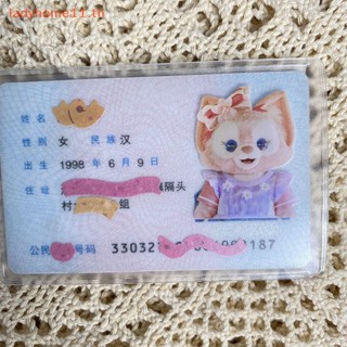 Onelady กระเป๋าใส่บัตรเครดิต PVC ใส กันน้ํา ลายการ์ตูนตลก สําหรับผู้หญิง และผู้ชาย