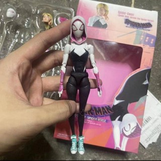 โมเดลฟิกเกอร์ แนวนอน จักรวาล SHF Gwen Miles Spider-Man เครื่องประดับ