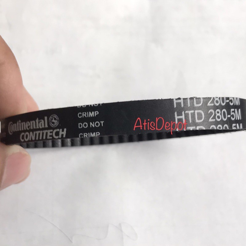 Continental HTD5M ( 230-280 ) ( 10mm - 30mm) สายพานซิงโครเบลยางมาตรฐานเยอรมัน HTD เกียร์ / Chian / เ