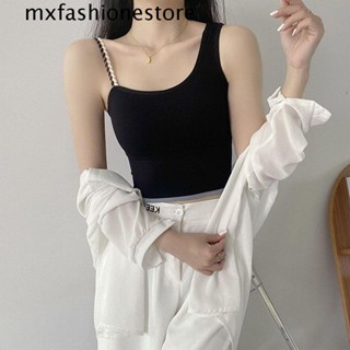 Mxfashione เสื้อกล้าม สายเดี่ยว ปรับได้ สําหรับผู้หญิง