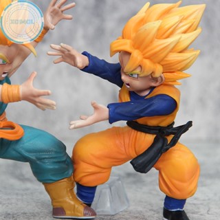 Xo94ol โมเดลฟิกเกอร์ PVC อนิเมะ Dragon Ball Z Kamehameha Son Gohan Trunks ขนาด 15 ซม.