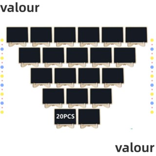 Valour ป้ายกระดานดํา แบบไม้ ขนาดเล็ก ลบได้ 20 ชิ้น 20 ชิ้น
