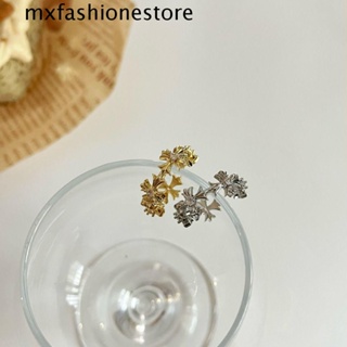 Mxfashione แหวนโลหะ แบบเปิด ทรงไม่สม่ําเสมอ สไตล์เกาหลี สําหรับผู้หญิง