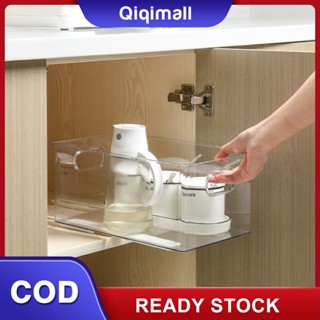 Pullout Track Storage Rack สะดวกและทนทานสำหรับห้องครัวและห้องนอน 2 ชิ้นชุด Pullout Organizer ลิ้นชักรางเลื่อนถังแทร็กสำนักงานรางสไลด์สะดวก &amp;#39;QIQI