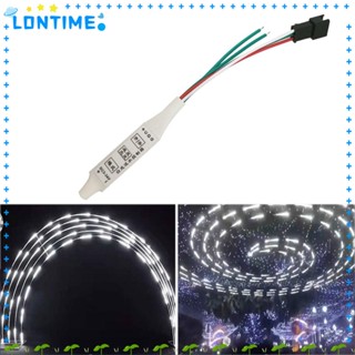 Lontime แผงควบคุมสายไฟ LED DC5V-24V ปรับไฟได้ 3 คีย์ สําหรับ WS2811 WS2812