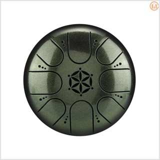 5 Inch Steel Tongue Drum - Handpan Drum with Finger Picks for Meditation and Yoga