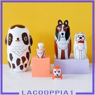 [Lacooppia1] ตุ๊กตารัสเซีย Matryoshka สําหรับบ้าน โต๊ะคาเฟ่ 5 ชิ้น