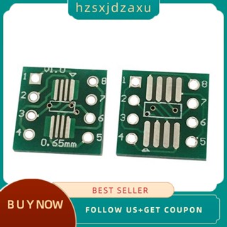 【hzsxjdzaxu】บอร์ดซ็อกเก็ตอะแดปเตอร์ Sop8 Turn DIP8 SMD to DIP IC SOP8 TSSOP8 SOIC8 SSOP8 Board to DIP 70 ชิ้น