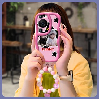 Wave border texture Phone Case For Huawei P60/P60 Pro Phone lens protection Anti-knock skeleton soft case Waterproof