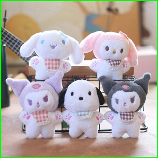 พวงกุญแจ จี้ตุ๊กตาอนิเมะ Sanrio Kuromi Melody Cinnamoroll Pochacco ของเล่นสําหรับเด็ก