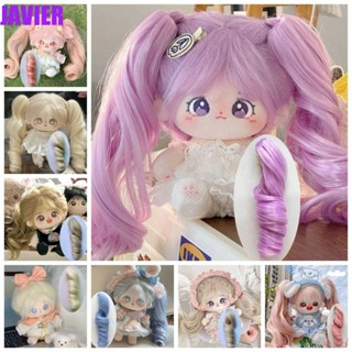 Javier วิกผมหางม้า ผมยาว หยิก ผ้าไหมนิ่ม หลากสี สําหรับตุ๊กตา BJD SD DIY