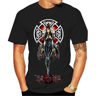 เสื้อยืด พิมพ์ลายกราฟฟิค Bayonetta สไตล์ฮาราจูกุ วินเทจ