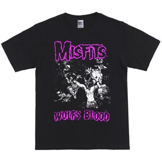 [COD]Kaos เสื้อยืดวง วินเทจ MISFITS สินค้าโดย RughSideS-5XL