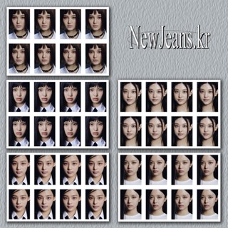 โฟโต้การ์ด Kpop NJ ID PHOTO Identity Card การ์ดเก็บสะสม HD ขนาด 1 นิ้ว