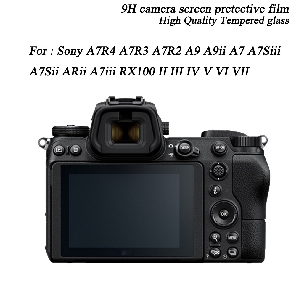 กระจกนิรภัยป้องกันหน้าจอสําหรับ Sony A7R4 A7R3 A7R2 A9 A9ii A7 A7Sii A7Sii ARii A7iii RX100 II III I