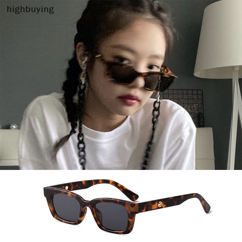 [highbuying] แว่นตากันแดด ป้องกันรังสียูวี UV400 กรอบทรงเรขาคณิต สไตล์วินเทจ แฟชั่นยอดนิยม สําหรับผู้ชาย ผู้หญิง พร้อมส่ง