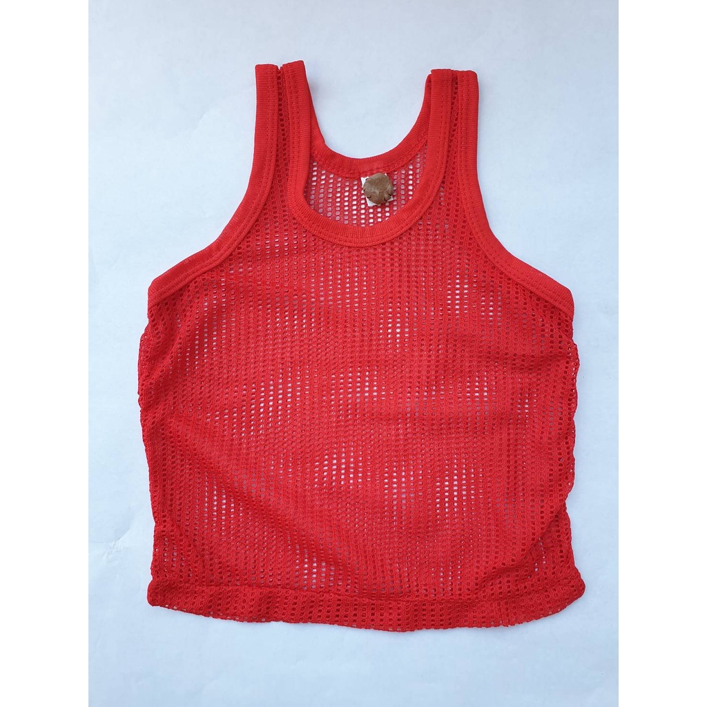 (ยกโหล) เสื้อกล้ามรู เสื้อกล้ามเด็ก ระบายอากาศได้ดี ใส่แล้วไม่ร้อน ไม่คัน ซักแห้งง่าย V29 **สินค้าพร้อมส่ง** - รูปที่ 5