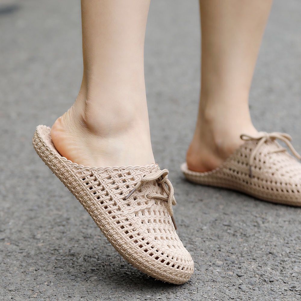 พร้อมส่ง🚚 รองเท้าแตะผู้หญิง ส้นแบน slipper แฟชั่น นุ่ม หัวหมวก เย็นสบาย A-016