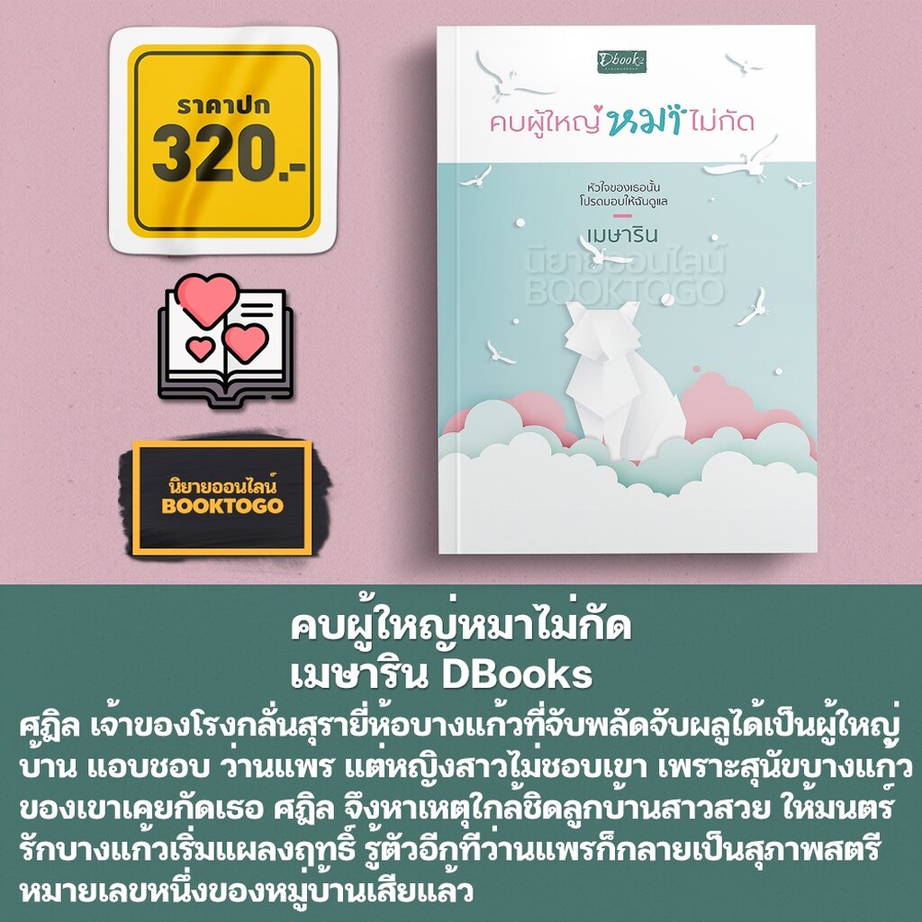 (พร้อมส่ง) คบผู้ใหญ่หมาไม่กัด เมษาริน DBooks