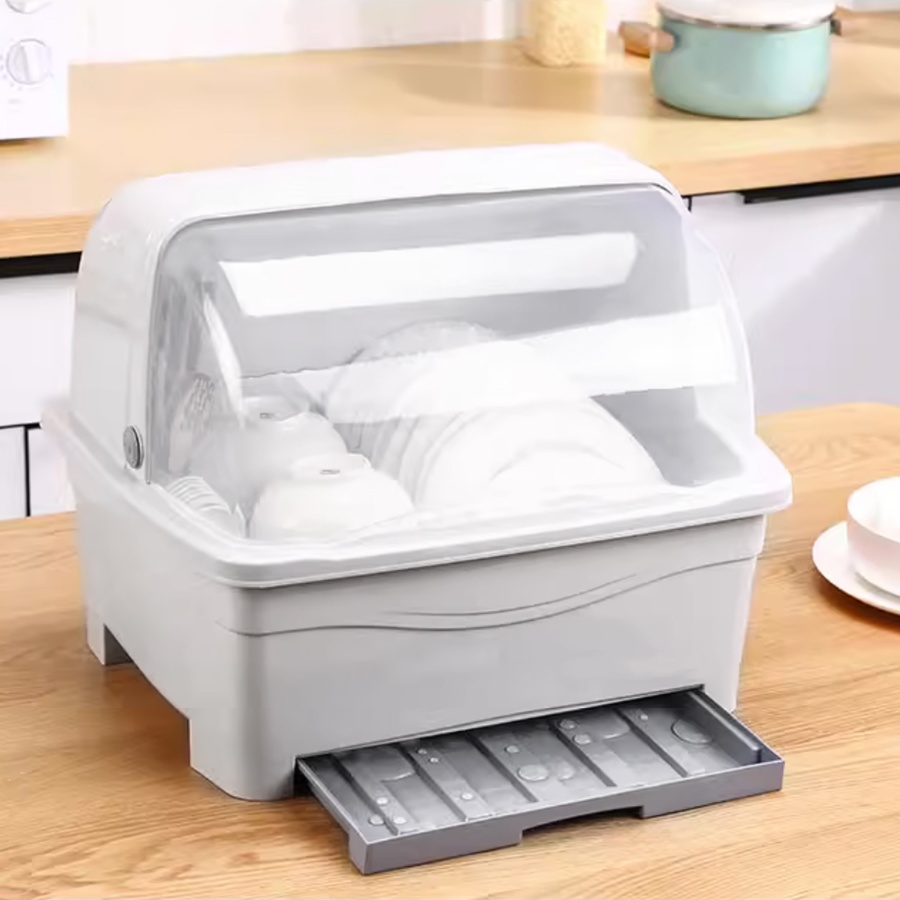 GlobalHouse GOME ที่คว่ำจาน 39x53x40 ซม. MILLIE สีเทา สินค้าของแท้คุณภาพดี