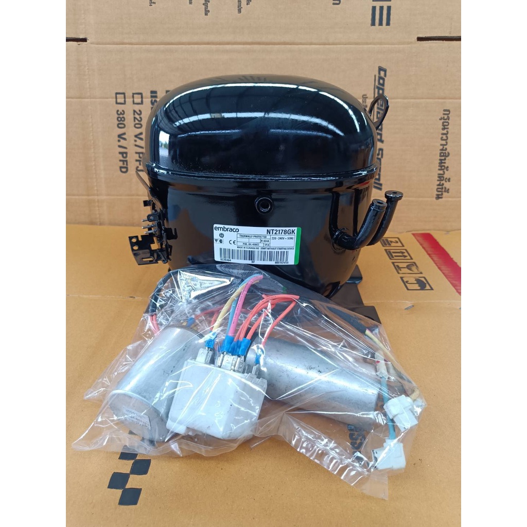คอมตู้แช่มือสอง  รุ่นNT2178GK  1แรง ใช้น้ำยา R404