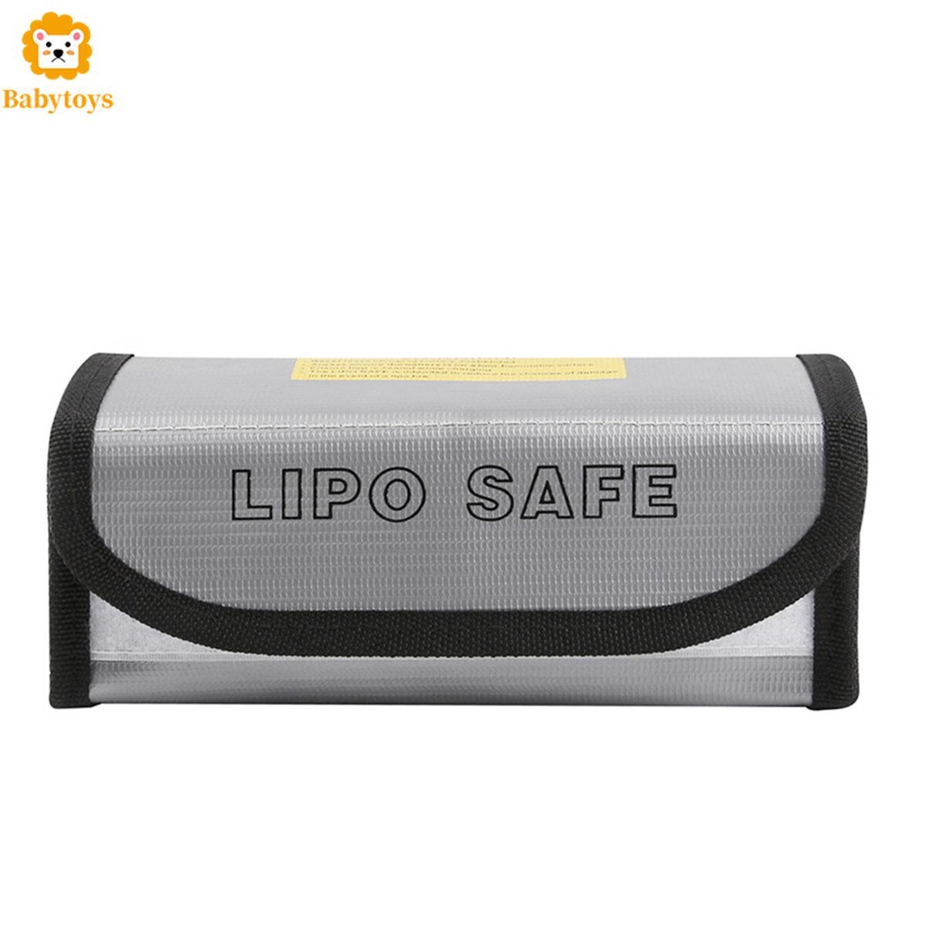 กระเป๋าเก็บแบตเตอรี่ LiPo LiPo กันไฟ กันระเบิด ปลอดภัย สําหรับชาร์จ และจัดเก็บ SHOPSKC3673