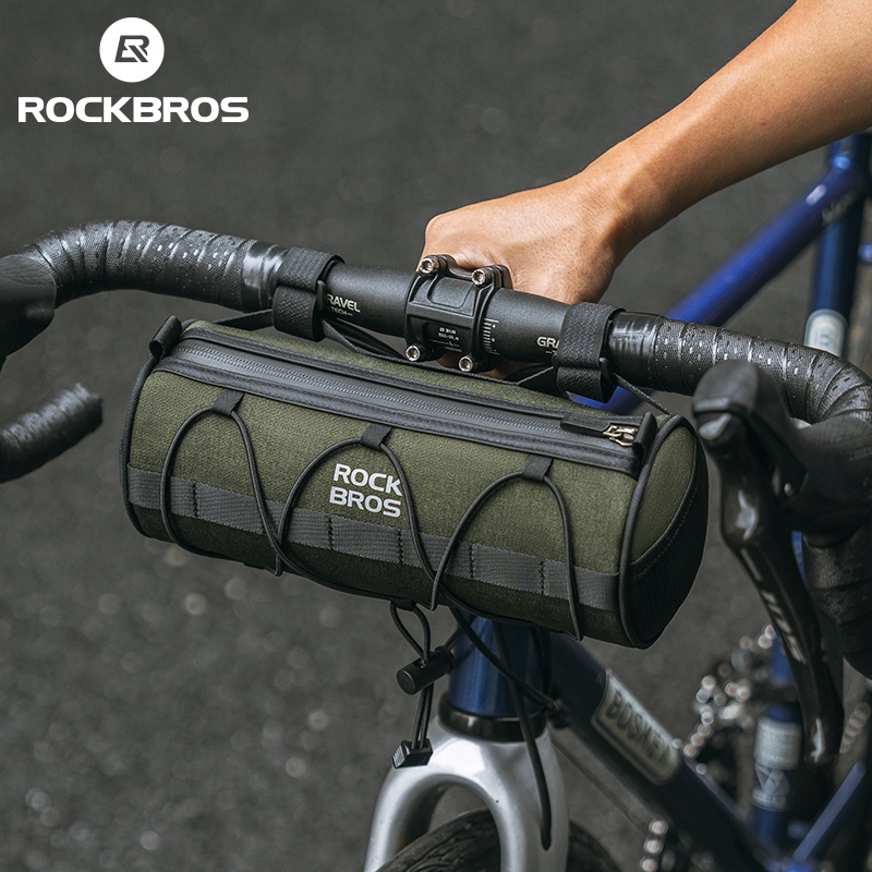 【TH Delivery】ROCKBROS จักรยานด้านหน้ากระเป๋า 2L จักรยานเสือหมอบHandlebar กรอบอเนกประสงค์ Pannier กระเป๋าสะพายกลางแจ้ง