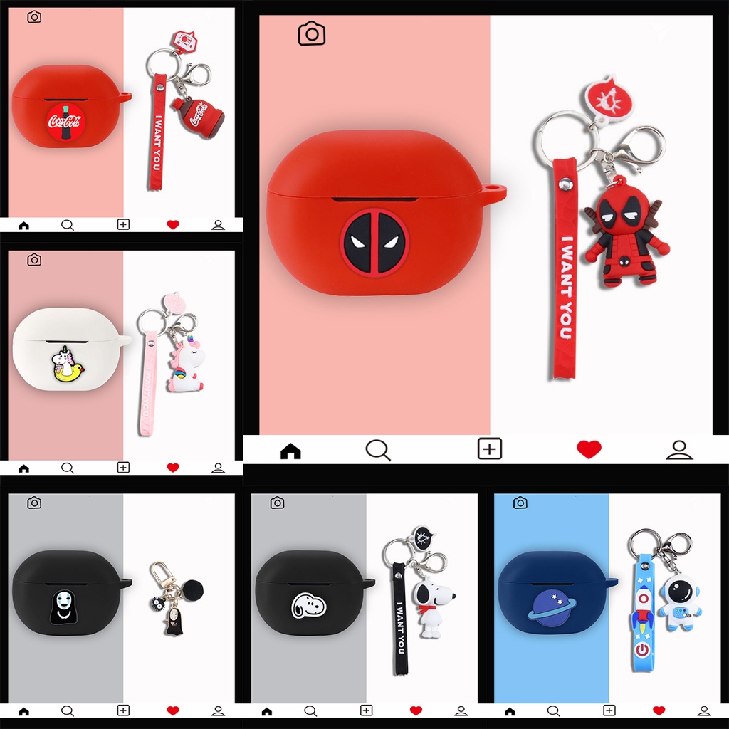 QC09 QCY T17 case /  QCY T20 CASE / QCY HT07 CASE Silicone Protective Case For QCY T17 / T20 / HT07