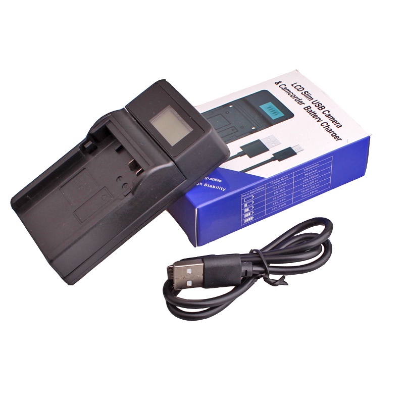 BLM-1 BLM1 USB จอแสดงผล LCD กล้องดิจิตอลเครื่องชาร์จ USB สําหรับ Olympus E520 E510 E1 E500 E330 E3