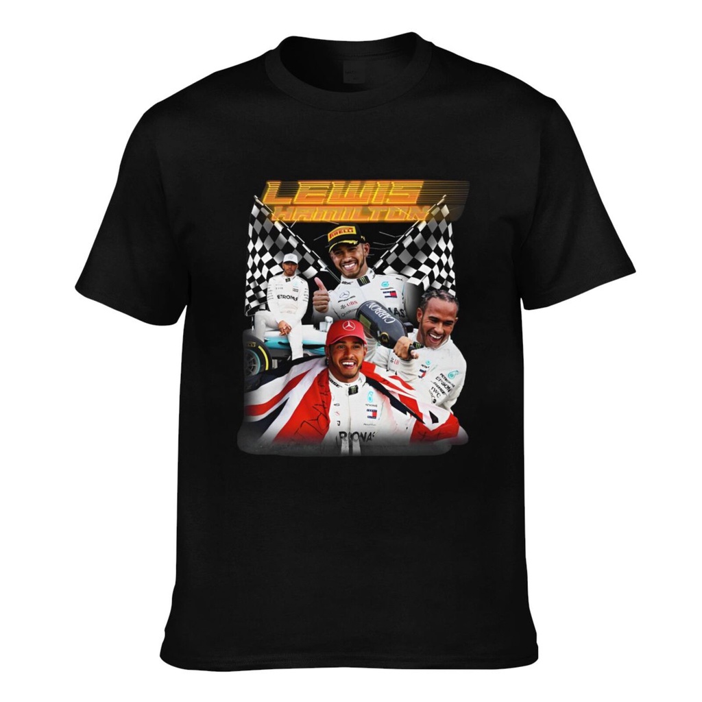 เสื้อยืดแปลกใหม่ Lewis Hamilton Homage Formula 1