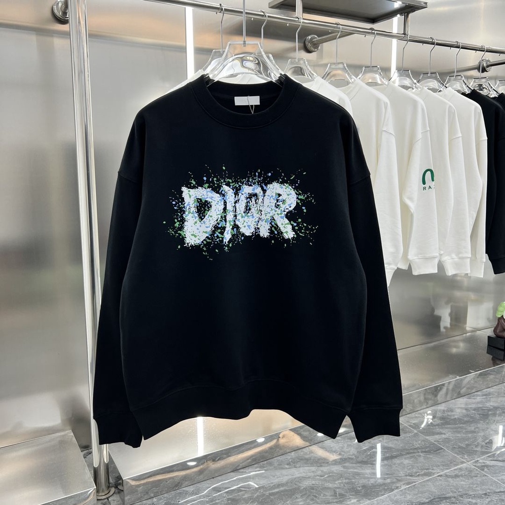 เสื้อกันหนาวลําลอง คอกลม พิมพ์ลายตัวอักษร เข้ากับทุกการแต่งกาย สีสันสดใส แฟชั่นฤดูหนาว สําหรับผู้ชาย และผู้หญิง 2023