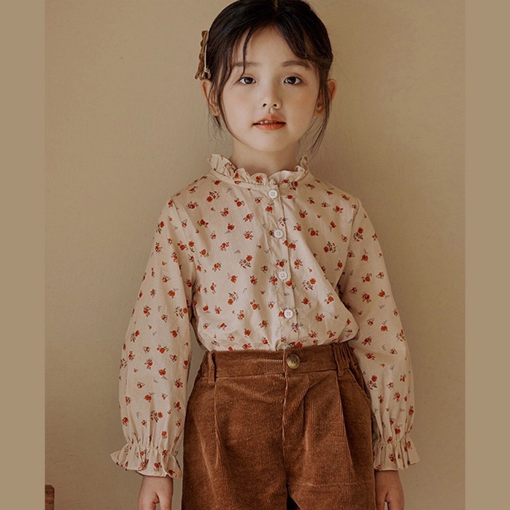 PRETTY BABY พร้อมส่ง เสื้อเเขนยาวเด็ก กางเกงขาสั้นเด็ก เเฟชั่นสำหรับลูกสาว(959)