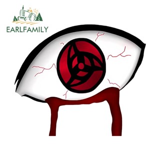 Earlfamily สติกเกอร์ กันน้ํา กันแดด ลายดวงตานารูโตะ 13 ซม. ส…