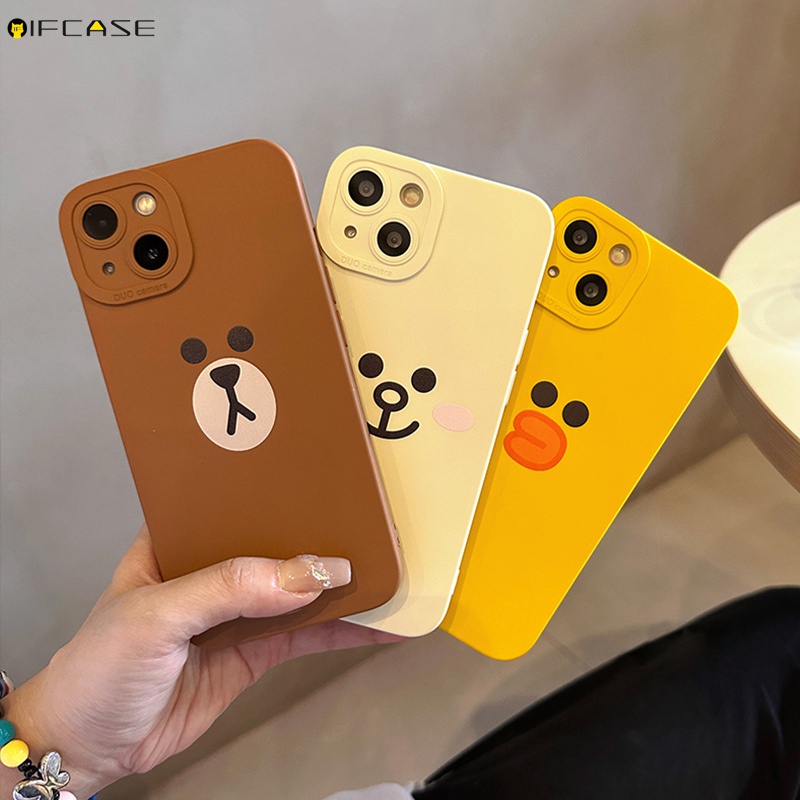 เคสโทรศัพท์มือถือ ซิลิโคนนุ่ม ผิวด้าน ลายการ์ตูนหมี กระต่าย เป็ดสีเหลือง ไก่น่ารัก สําหรับ iPhone 11 Pro XS Max XR X 7 8 6 6s Plus ราคา ถูกที่สุด ดีลบีเคเค รูปภาพหลัก
