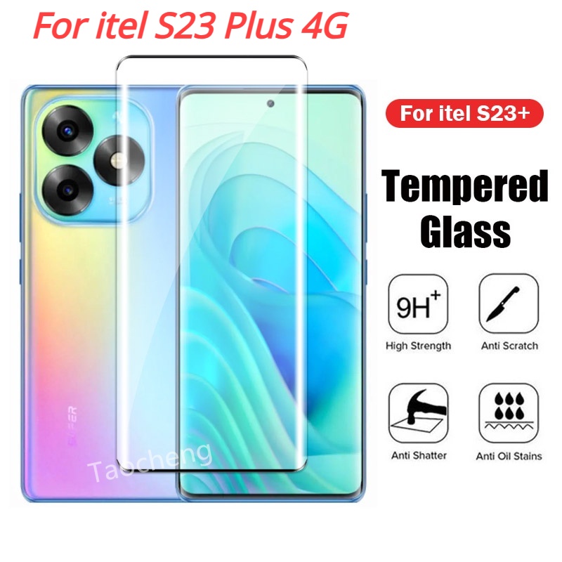 ฟิล์มกระจกนิรภัยกันรอยหน้าจอ 9D HD กันรอยขีดข่วน 9H สําหรับ itel S23 Plus itel S23+ 4G itelS23+ 2023