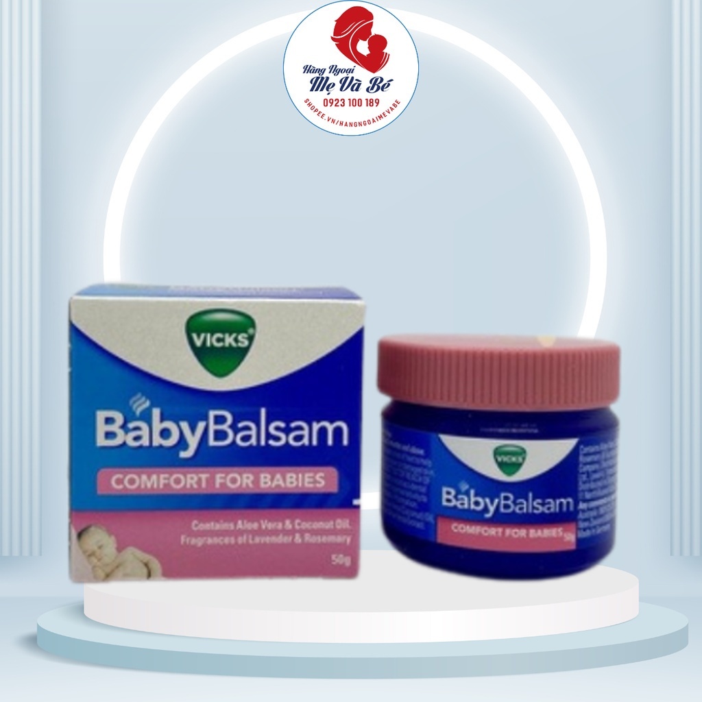 Vick Baby Balsam Warm Breast Oil 50g - ออสเตรเลีย [ 12 / 2025 ]