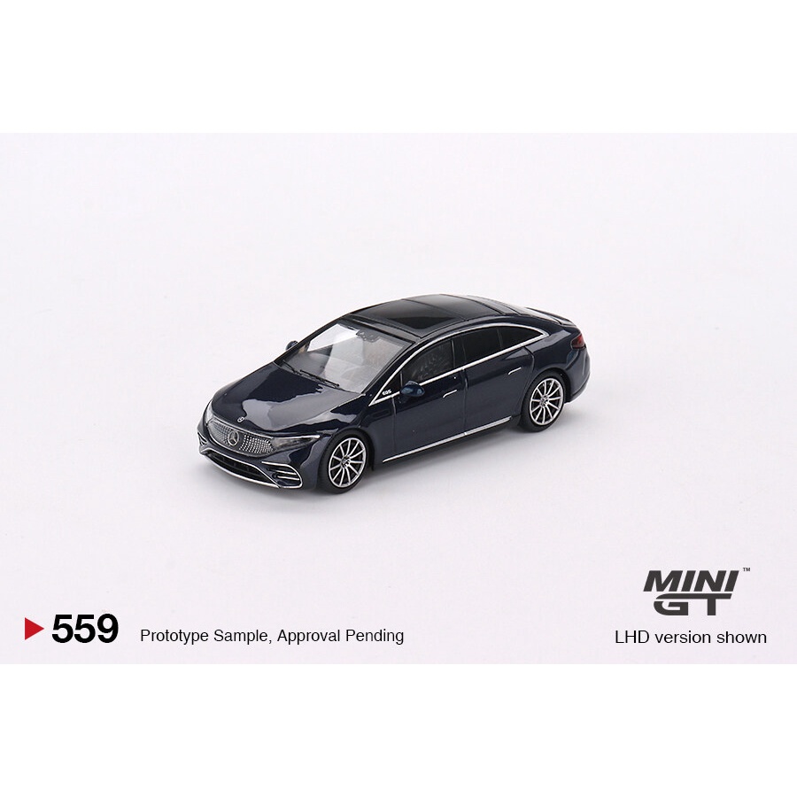 MINI GT No.559 Mercedes-Benz EQS 580 4MATIC Nautical Blue Metallic RHD MGT00559-R
